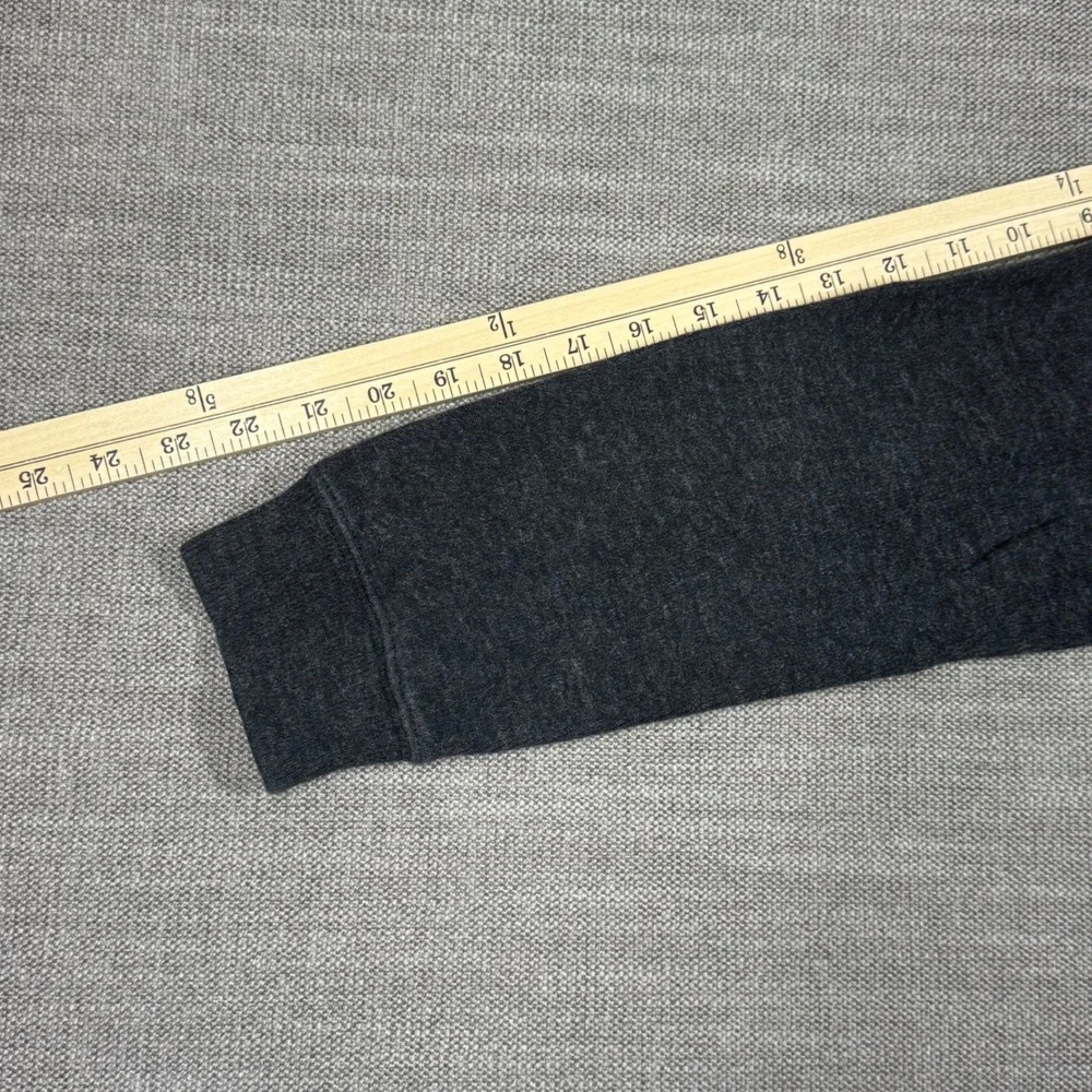 Polo Ralph Lauren Mens Estate-Rib Quarter-Zip Sweater Charcoal Gray Medium